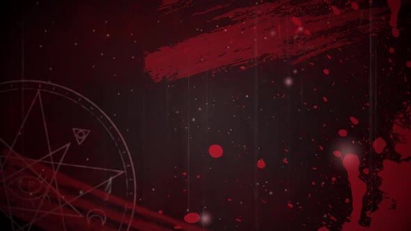 Animation of red splodges of paint alt