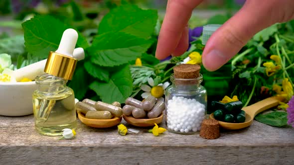 Homeopathy is a Tincture of Medicinal Herbs in a Small Bottle