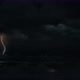 Aerial Wide Shot of Dark Tropical Monsoon Cyclone Supercell Thunderstom Storm Clouds with Lightning - VideoHive Item for Sale
