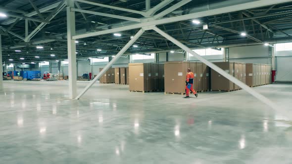 Massive Storage Space of a Refrigeration Factory