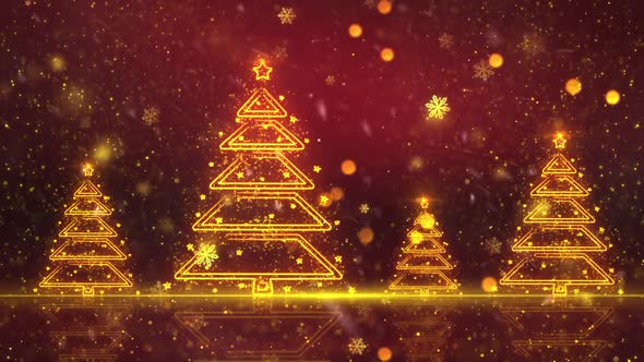 Christmas Trees Background 19