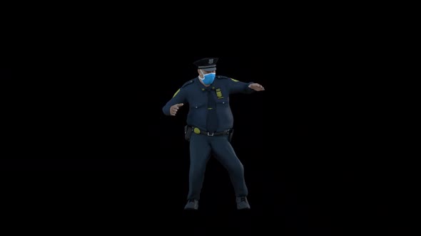 Police Officer Covid19 Dance