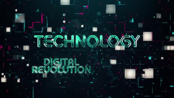 Blockchain Network with Digital Technology Hitech Concept