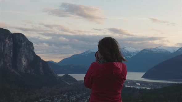 Adventure Travel Photographer Hiking in the Mountains