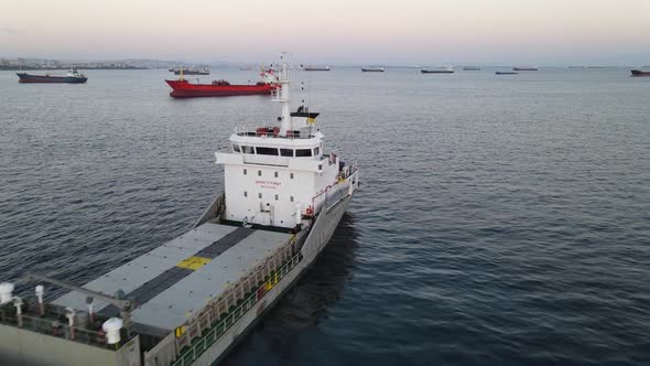 Ships Anchored