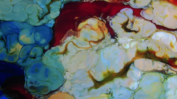 Psychedelic Cosmos Paint Texture  alt