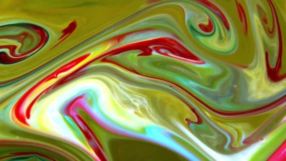 Abstract Colorful Sacral Liquid Waves Texture 36