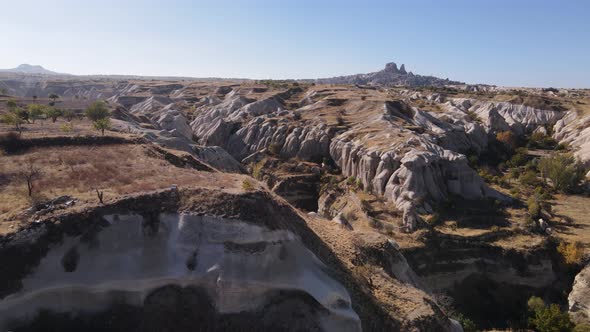 Aerial View Cappadocia Landscape