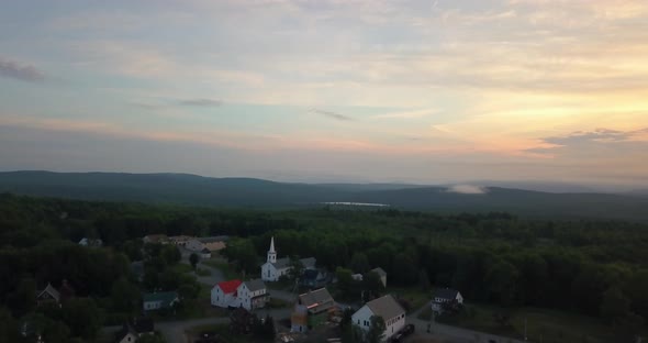 Small Town Aerials of Lake Hebron, Maine