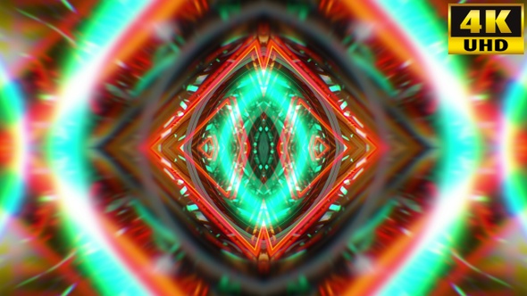 Abstract Kaleidoscope Vj Loops V13