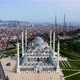 Aerial Drone View of Istanbul Camlica Mosque and Bosphorus - VideoHive Item for Sale