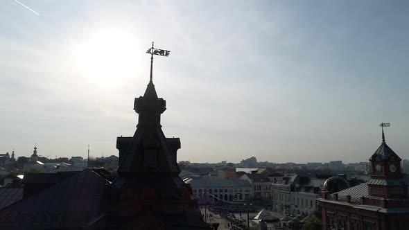 Spire on the Roof of a Historic Building