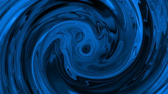 Blue Color Twirl Liquid Animation