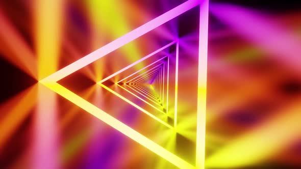 Neon Background Tunnel Vj Loop HD