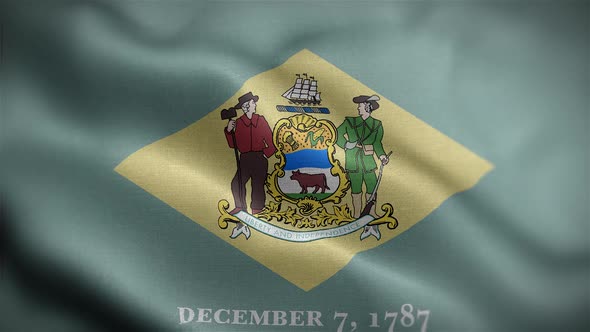 Delaware State Flag Front