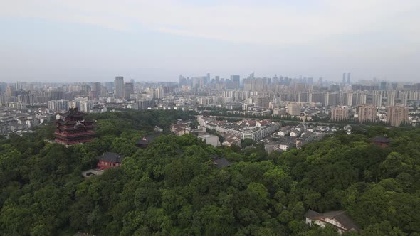 Aerial Huangzhou City, Zhejiang