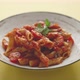 Penne Pasta with Tomato in Red Sauce on a White Plate - VideoHive Item for Sale