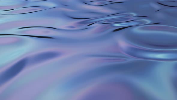 Iridescent Reflected Flowing Shape Background