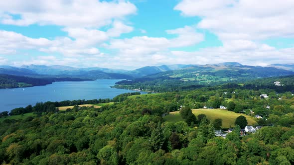 Windermere Lake District Aerial Drone Sc18