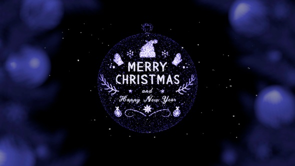 Christmas Balls With Badges alt