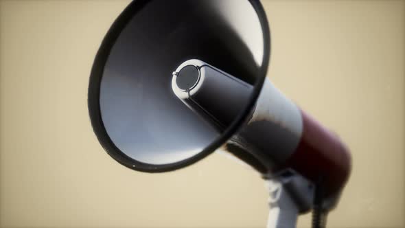 Retro Electric Speaker Megaphone