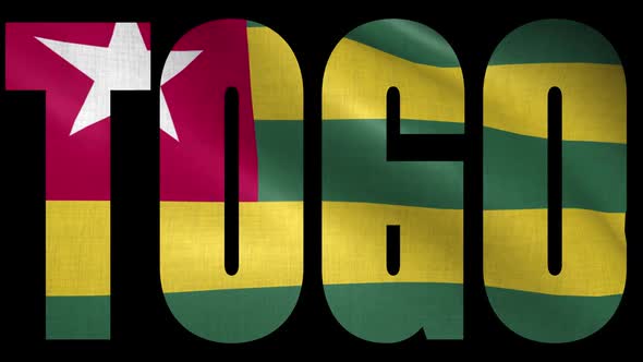 Togo Flag Into Country Name