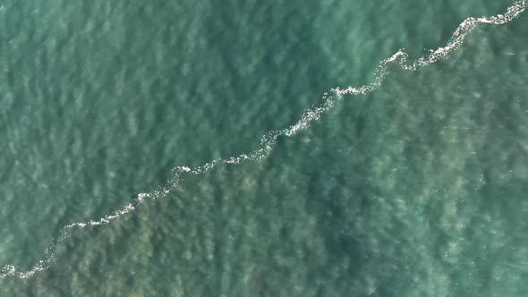 Texture of the sea aerial view 4K