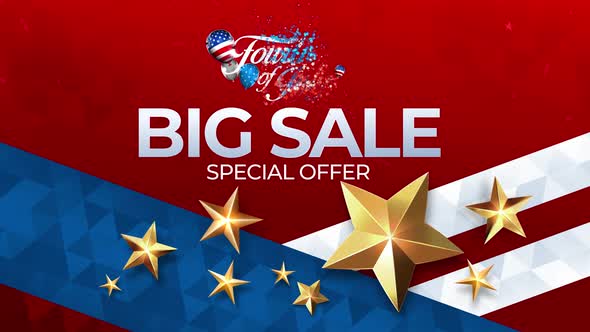 4th of July Summer Sale Special United States of America State 4K