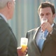 Businessmen talking and toasting with bucks fizz - VideoHive Item for Sale