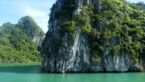 Tropical Islands of Halong Bay Vietnam