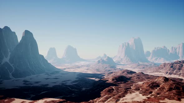 Red Rock Canyon Mountain Landscape