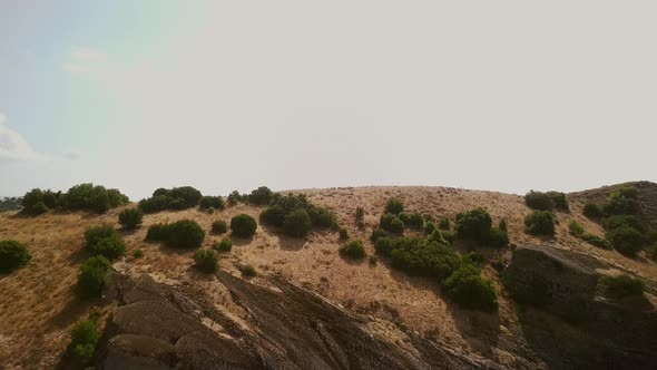 The Greek landscape of rocks