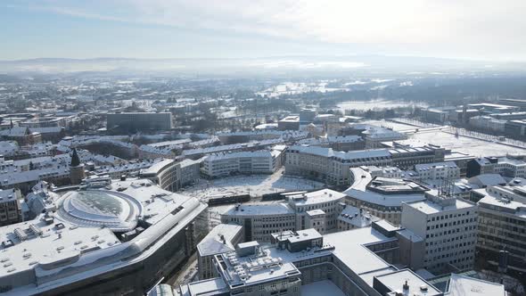 City Kassel Winter 4K