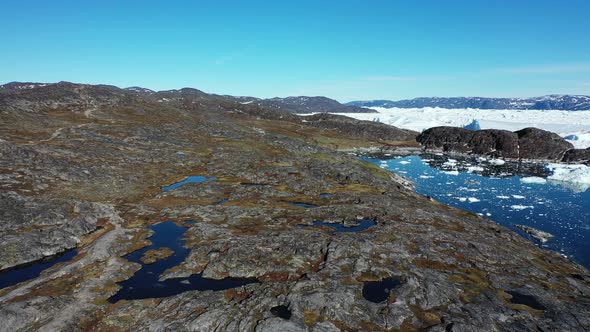 Antarctic Ocean Environment. Arctic Ice Nature Landscape of Global Warming and Climate Change