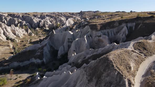 Aerial View Cappadocia Landscape