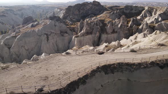 Aerial View Cappadocia Landscape