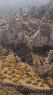 Cappadocia Landscape Aerial View