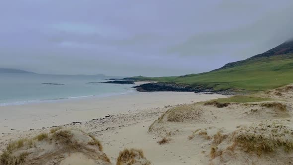 Secluded beach on the Isle of Harris, Scotland