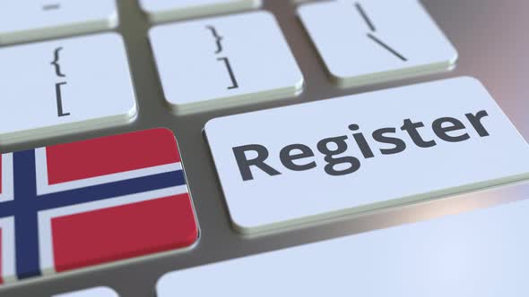 Register Text and Flag of Norway on the Keyboard