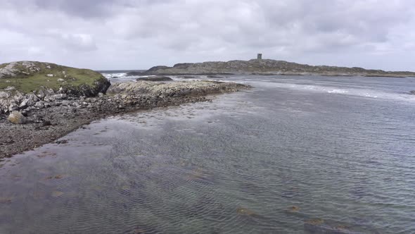 Aerial View of Low Tide Seascape