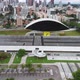 Oscar Niemeyer museum, Architecture (Curitiba, Parana, Brazil) aerial view - VideoHive Item for Sale
