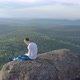Circular Panorama of a Freelancer Working Outdoors in the Mountains. - VideoHive Item for Sale