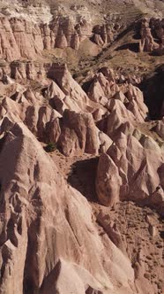 Cappadocia Landscape Aerial View