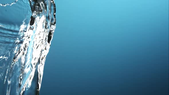 Water pouring and splashing in ultra slow motion  alt
