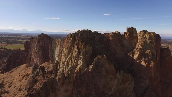 Aerial view of Smith Rock, Oregon