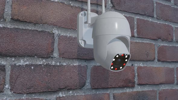 Video surveillance camera.