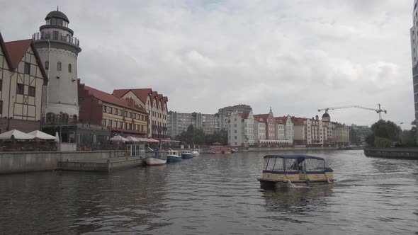 Fisherman's Village in Autumn in Kaliningrad