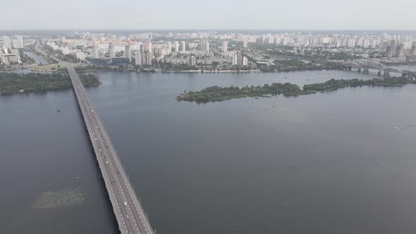 Aerial View of Kyiv By Day. Ukraine