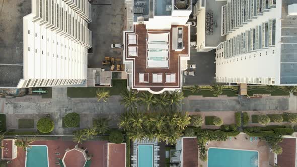 Miami Beach Resort Area View From the Top