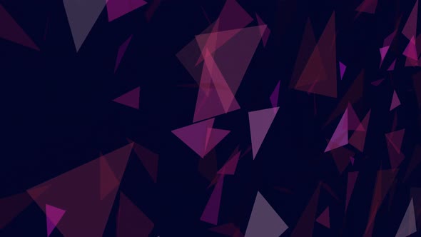 Dynamic close up pattern background of pink and purple big polygons that fall down